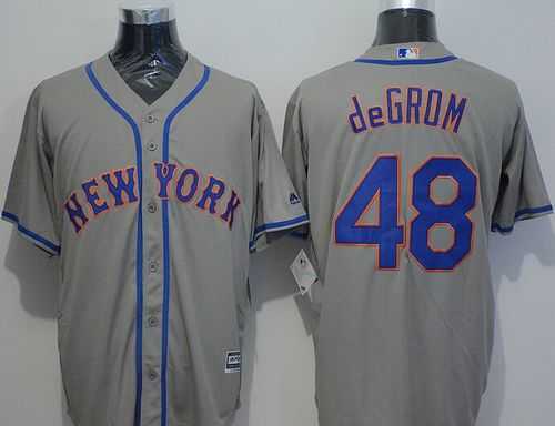 New York Mets #48 Jacob DeGrom Gray New Cool Base Stitched MLB Jersey,We sell and wholesale New York Mets #48 Jacob DeGrom Gray New Cool Base Stitched MLB Jersey on line form chian!